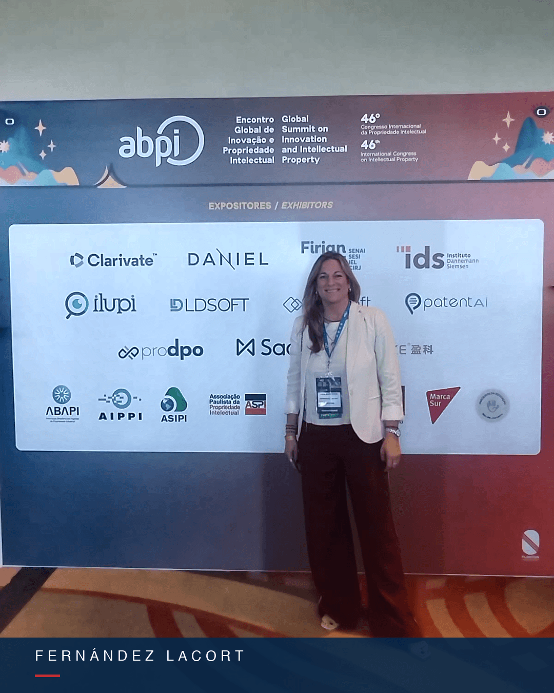 Fernandez Lacort at the 46th ABPI International Congress in Rio de Janeiro